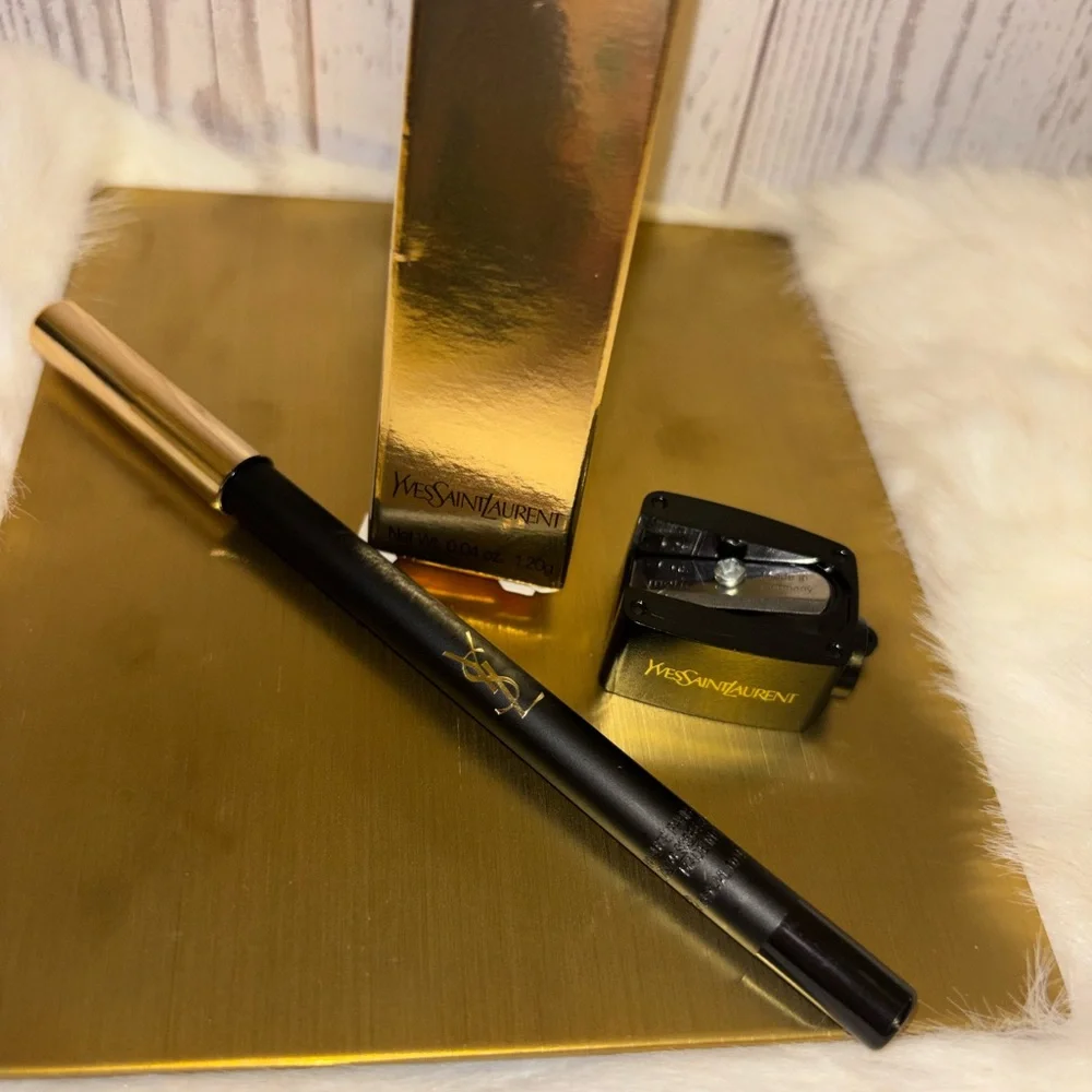 Yves Saint Laurent Black waterproof Eyeliner with Sharpener - Picture 1 of 2
